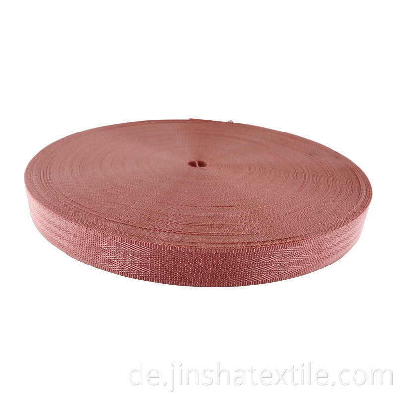 Riemenfarbe langlebiger Nylon -Gurtband Custom Gurting 15mm 18 mm 20 mm Sicherheitsnetzgurt